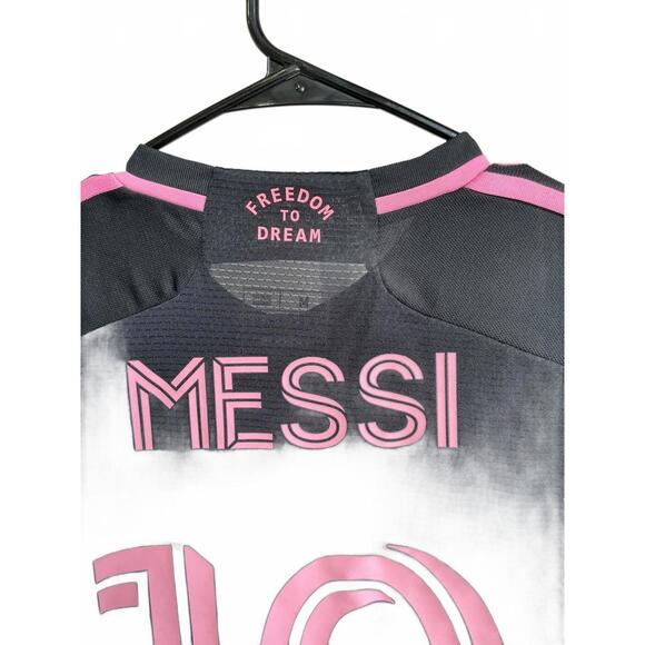 Adidas Lionel Messi Inter Miami CF Soccer Jersey Black Pink, Club International - Picture 3 of 9